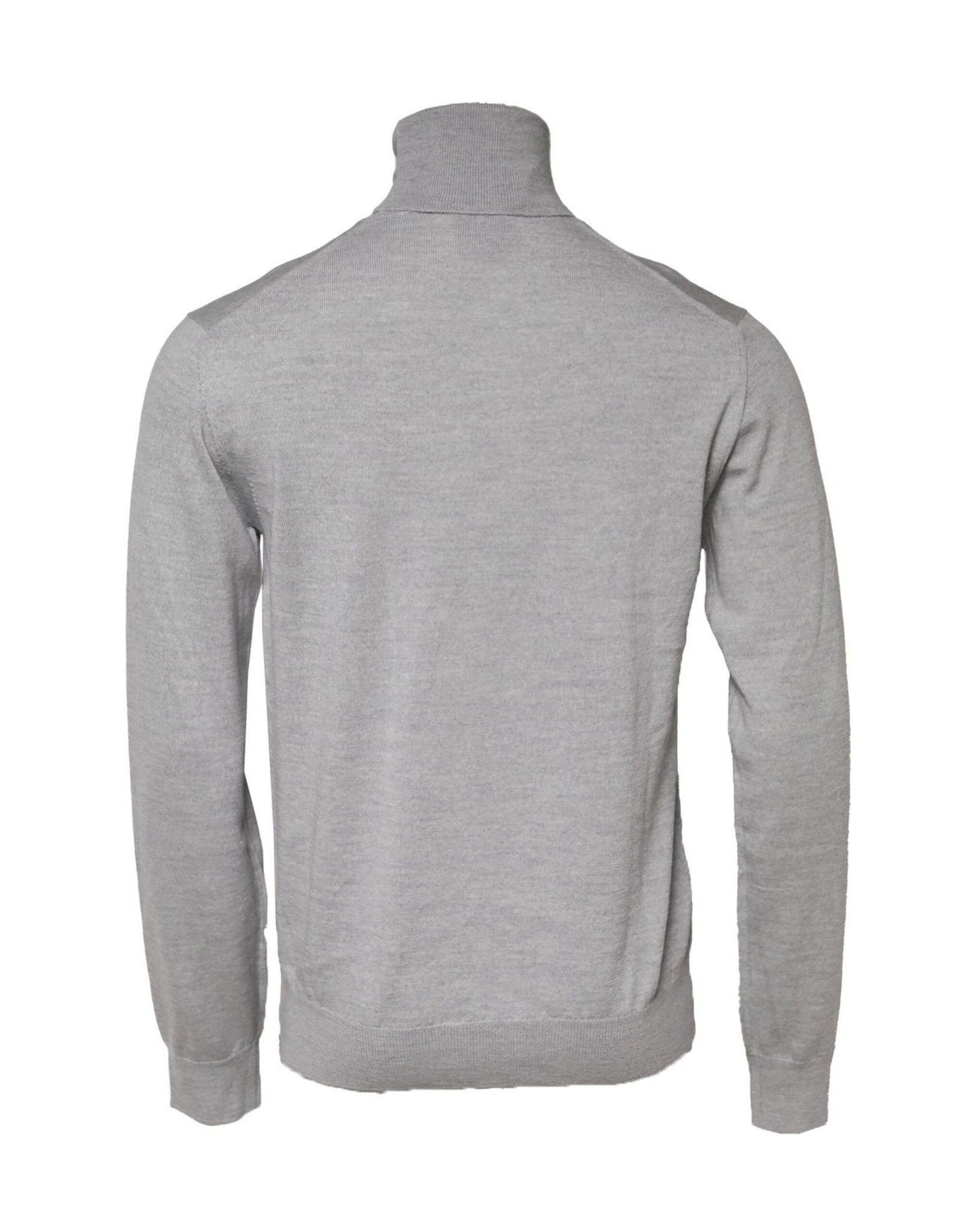 Dolce & Gabbana Gray Long Sleeve Turtleneck Pullover Sweater - RIMODA