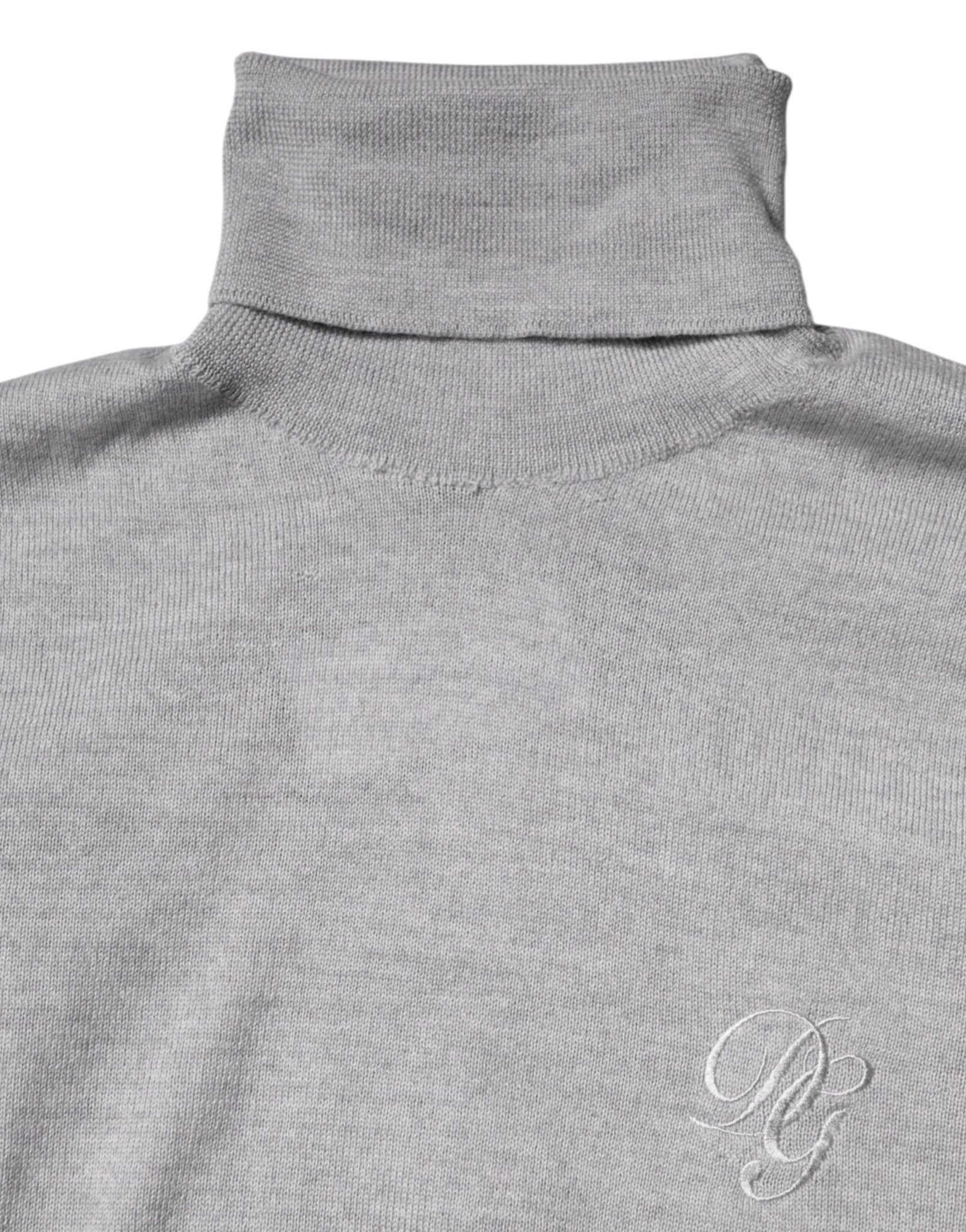 Dolce & Gabbana Gray LongSleeve Turtleneck Pullover Sweater - RIMODA