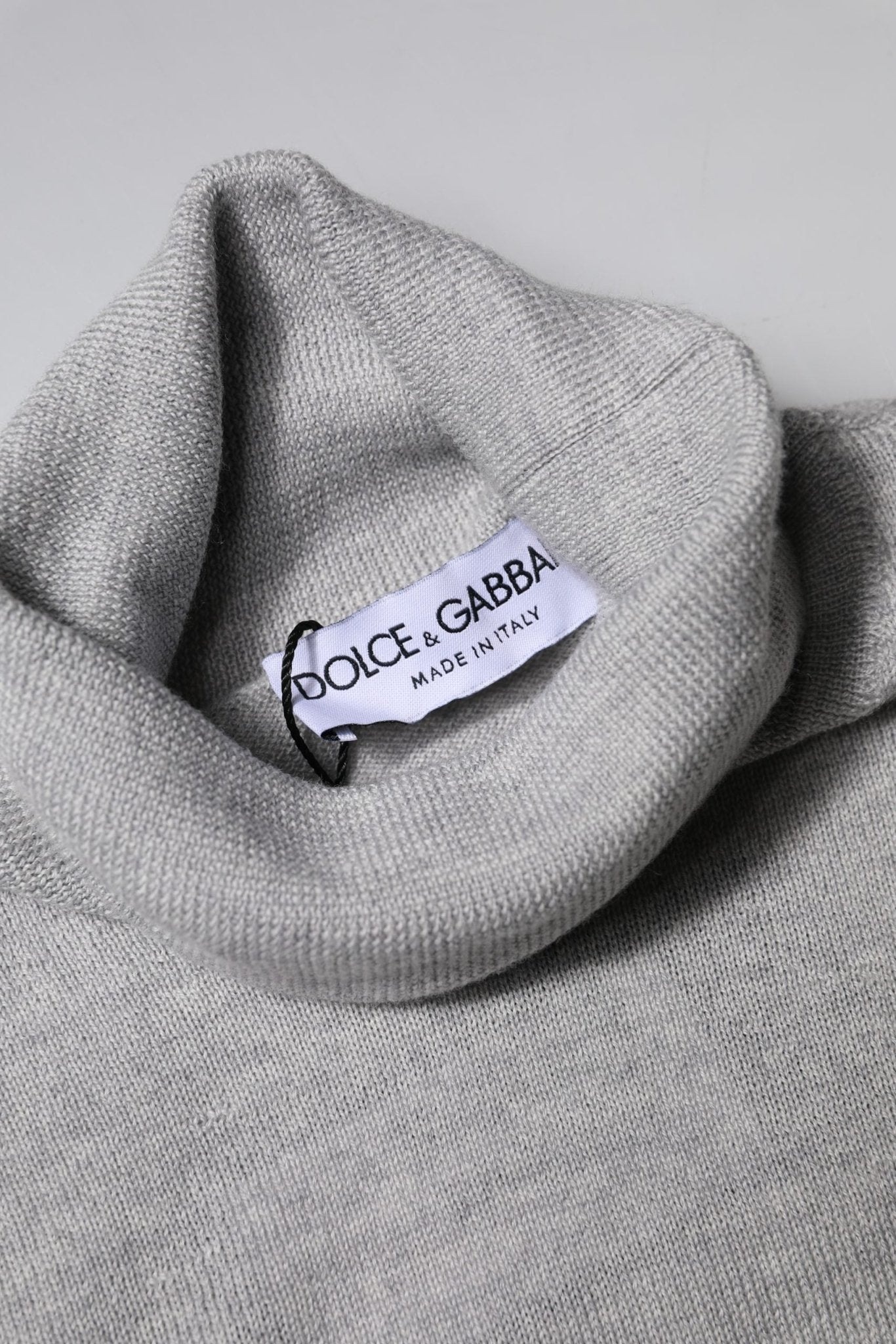 Dolce & Gabbana Gray LongSleeve Turtleneck Pullover Sweater - RIMODA