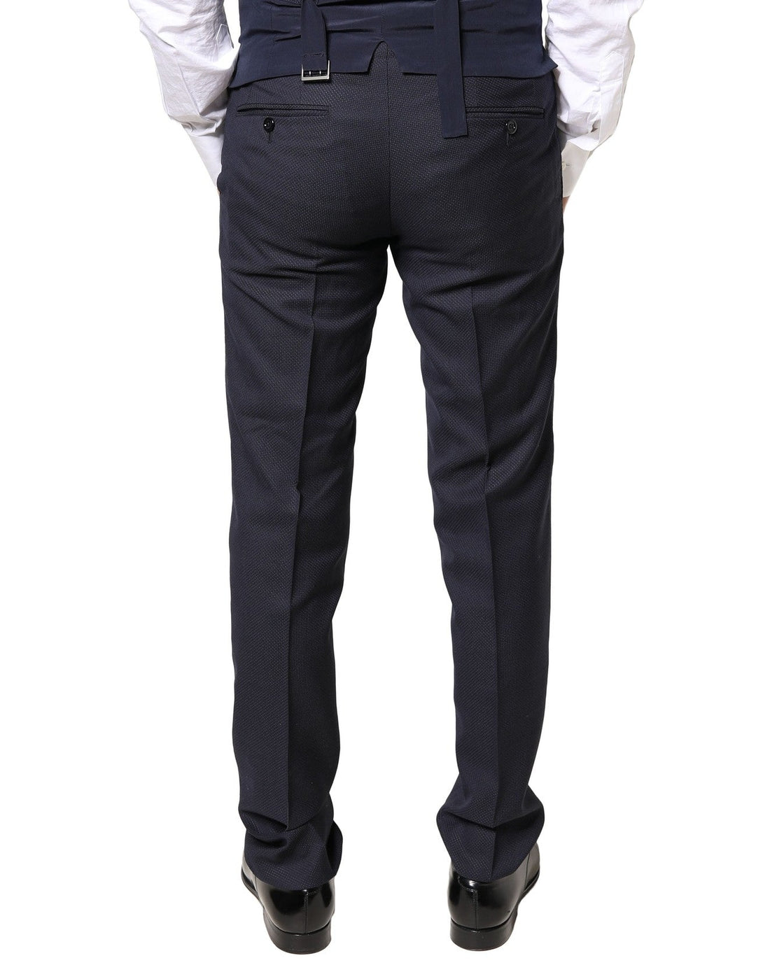 Dolce & Gabbana Gray Wool Formal Dress Men Trousers Pants - RIMODA