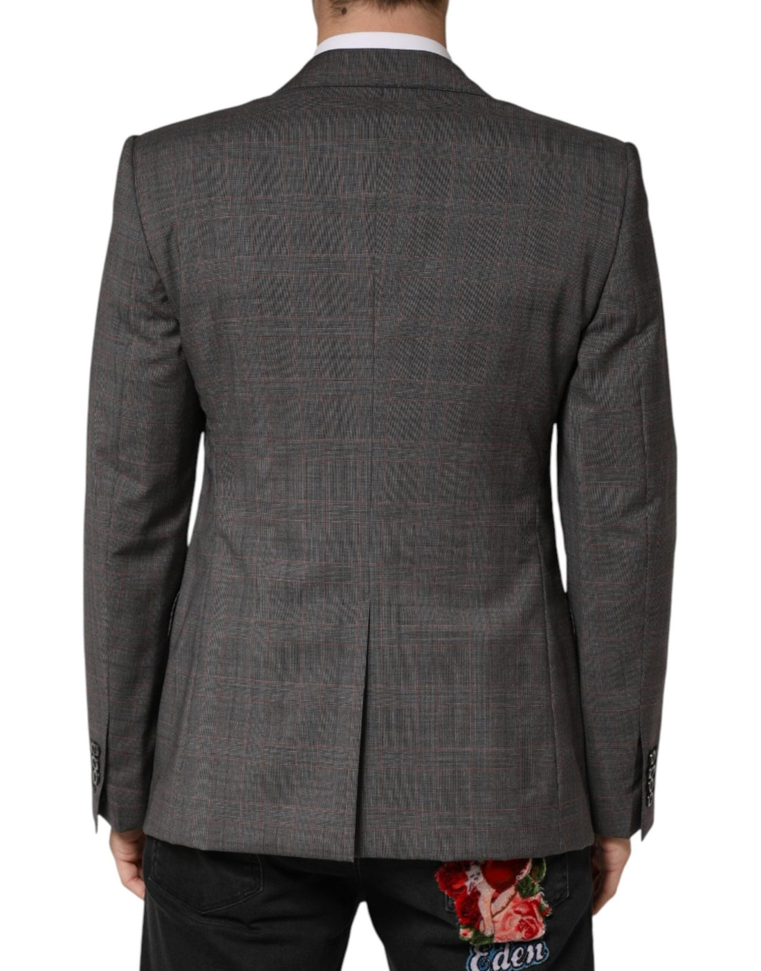 Dolce & Gabbana Gray Wool Single Breasted 2 Button Blazer - RIMODA
