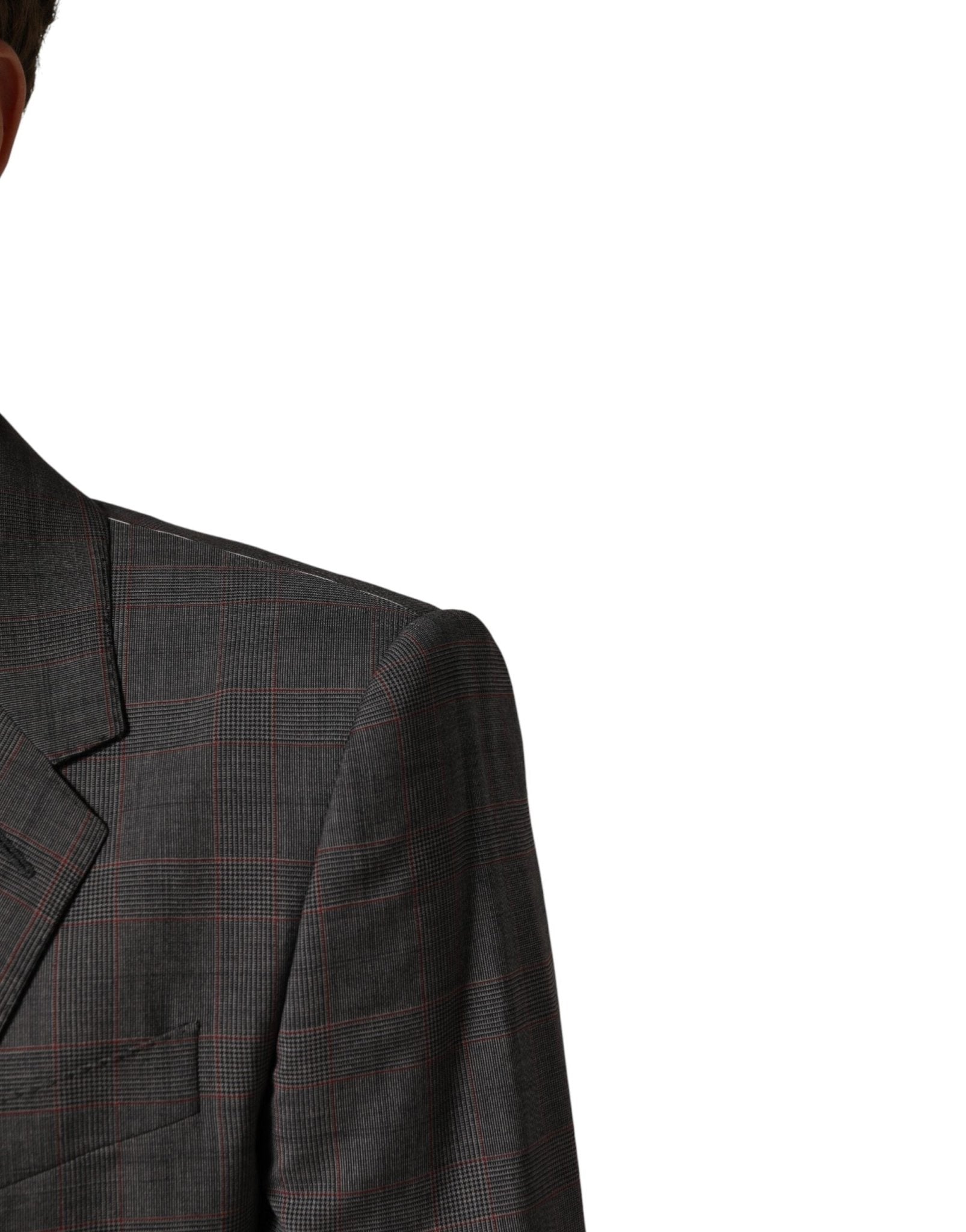 Dolce & Gabbana Gray Wool Single Breasted 2 Button Blazer - RIMODA