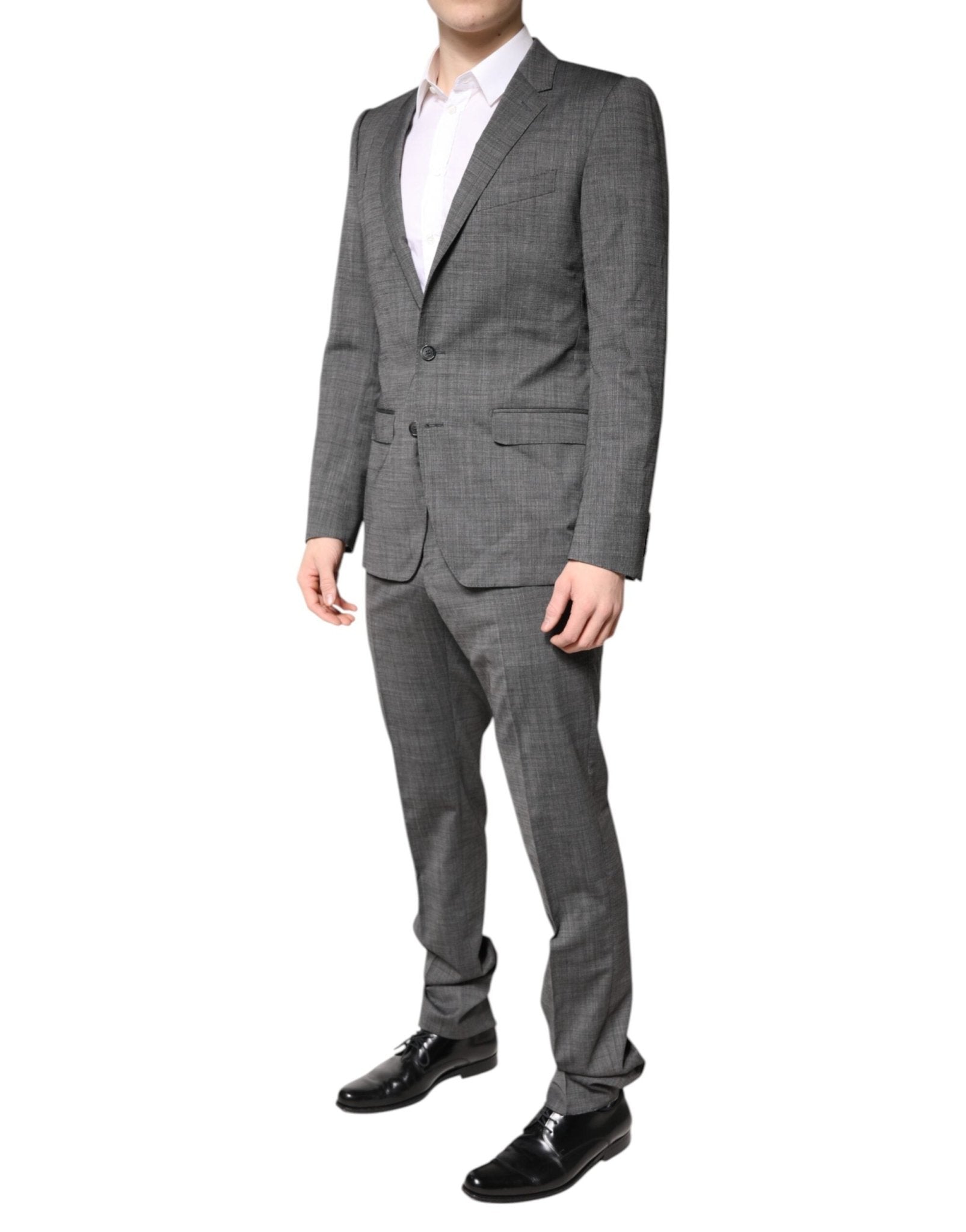 Dolce & Gabbana Gray Wool Single Breasted 2 Piece Suit - RIMODA