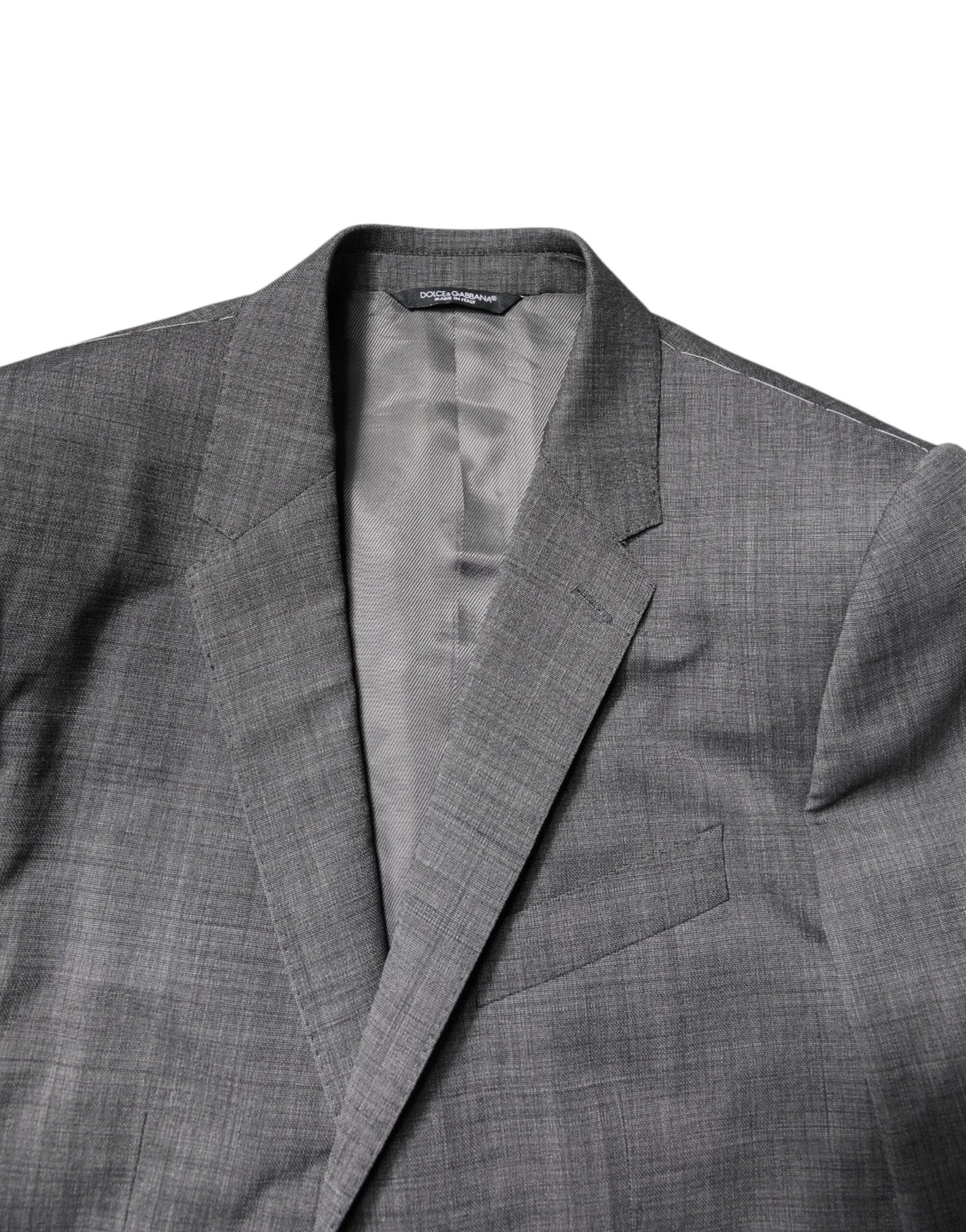 Dolce & Gabbana Gray Wool Single Breasted 2 Piece Suit - RIMODA