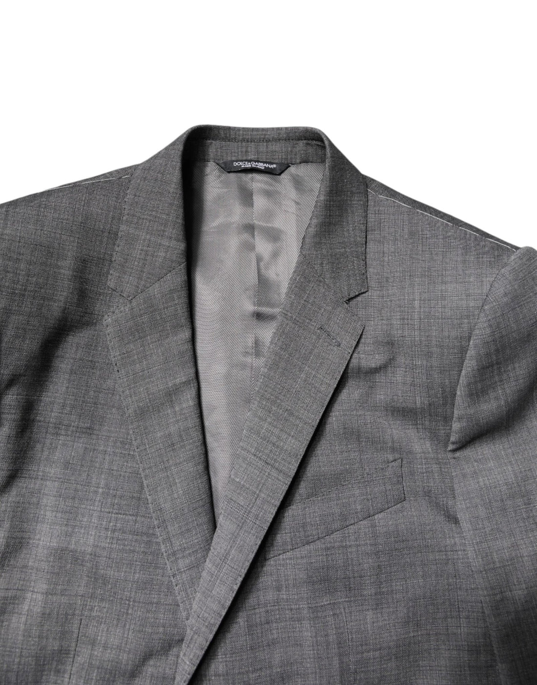 Dolce & Gabbana Gray Wool Single Breasted 2 Piece Suit - RIMODA