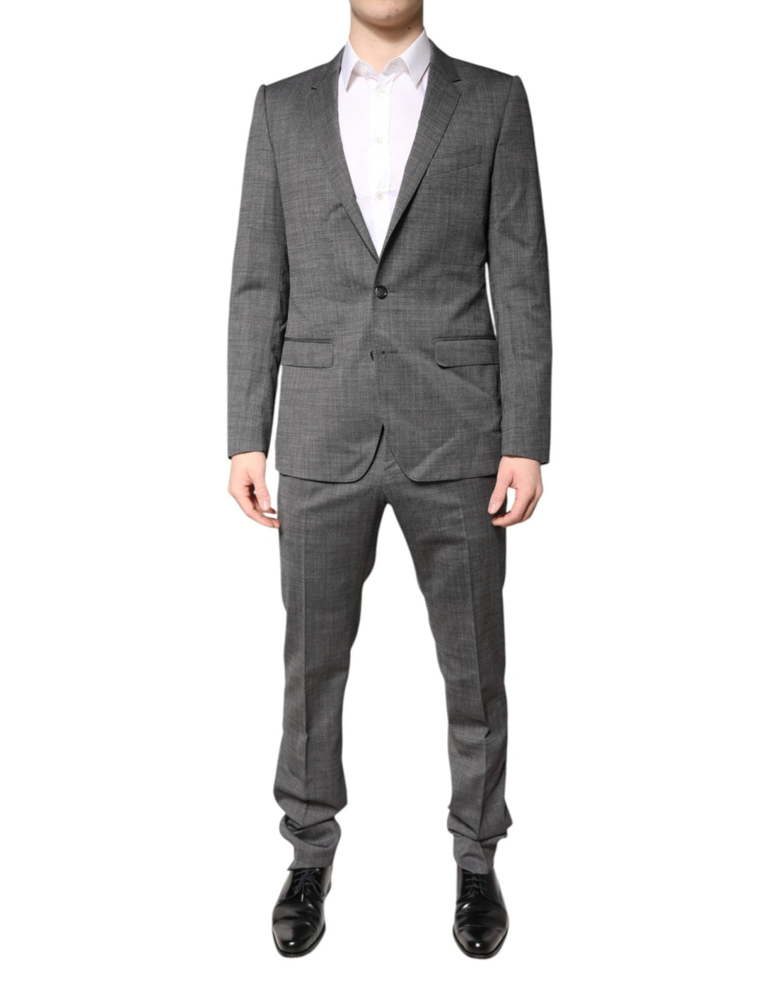 Dolce & Gabbana Gray Wool Single Breasted 2 Piece Suit - RIMODA