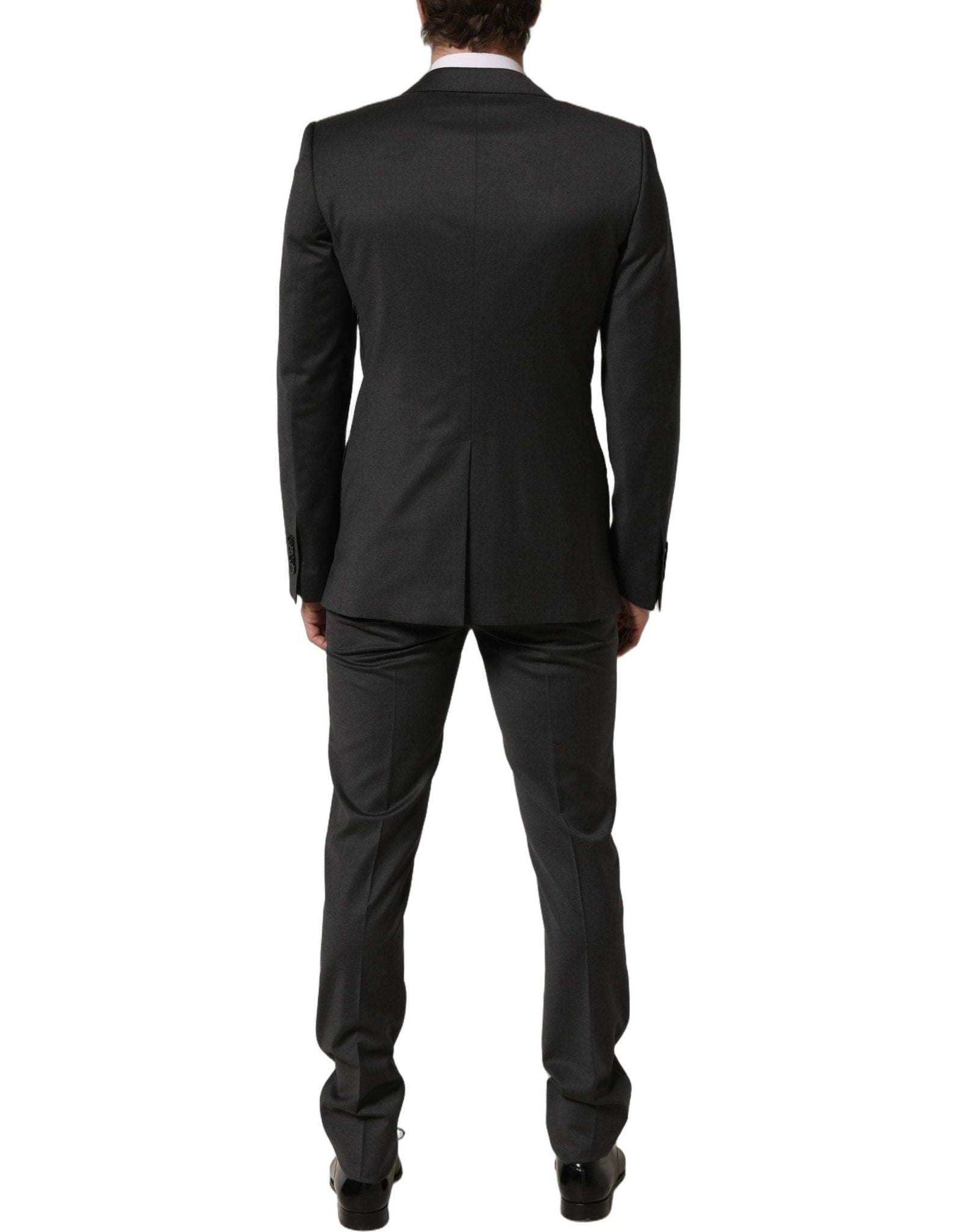 Dolce & Gabbana Gray Wool Slim Fit Formal 2 Piece Men Suit - RIMODA