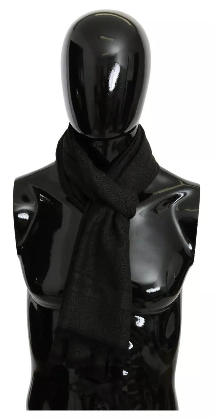 Dolce & Gabbana Green Brown Wrap Cashmere Shawl Scarf - RIMODA