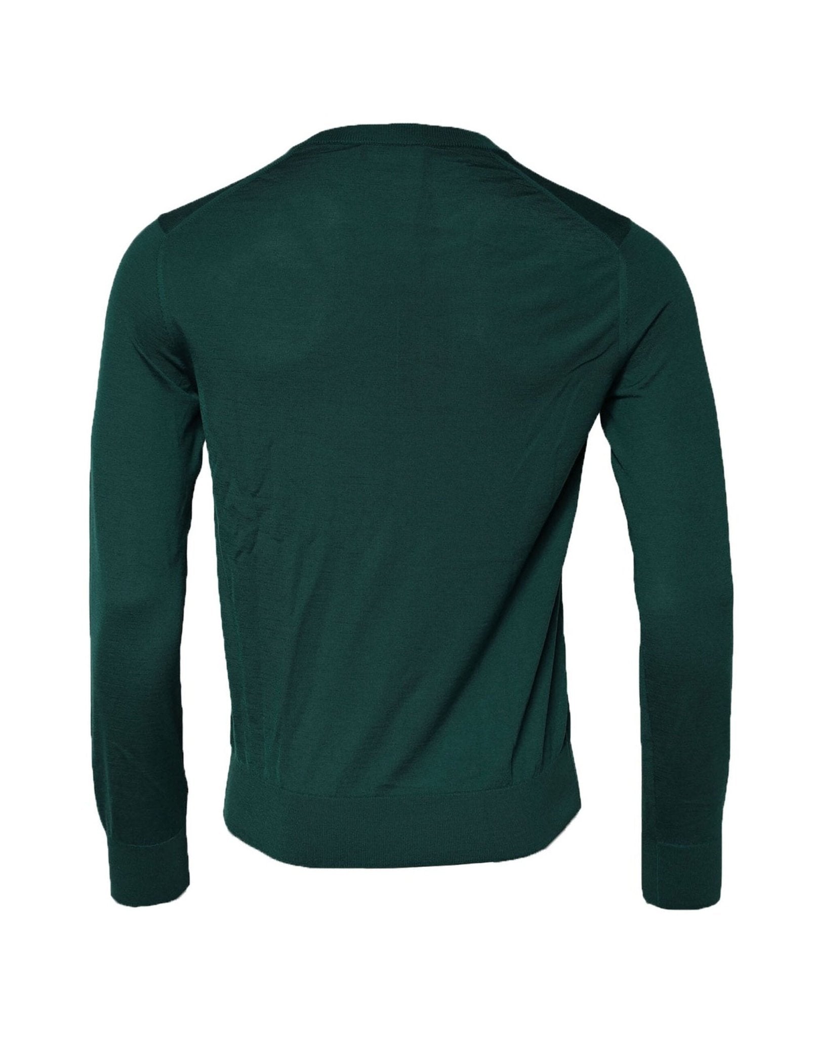 Dolce & Gabbana Green Cashmere Crew Neck Sweatshirt Sweater - RIMODA
