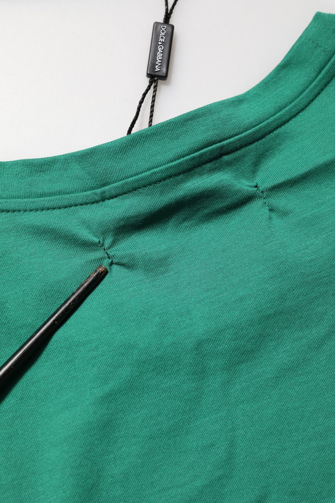 Dolce & Gabbana Green Cotton Graphic Logo Print Crewneck T-shirt - RIMODA