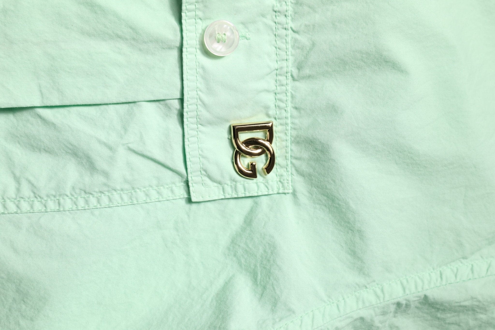 Dolce & Gabbana Green Cotton Short Sleeves Men Casual Shirt - RIMODA