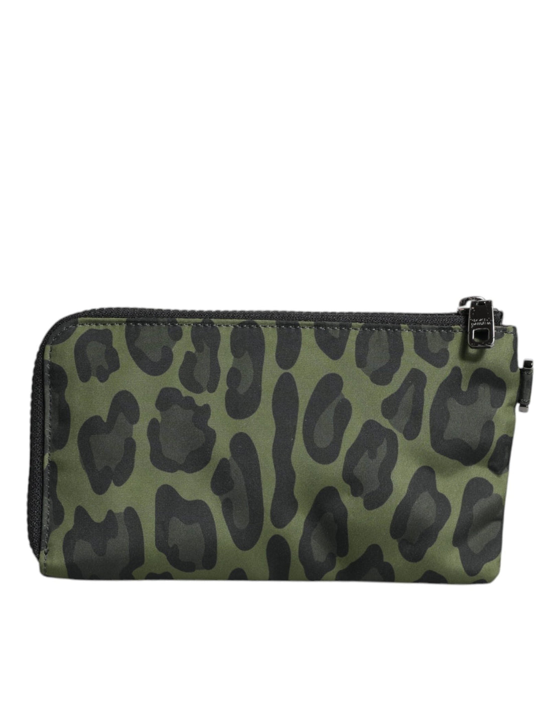 Dolce & Gabbana Green Leopard Leather Logo Plaque Multifunctional Kit Bag - RIMODA