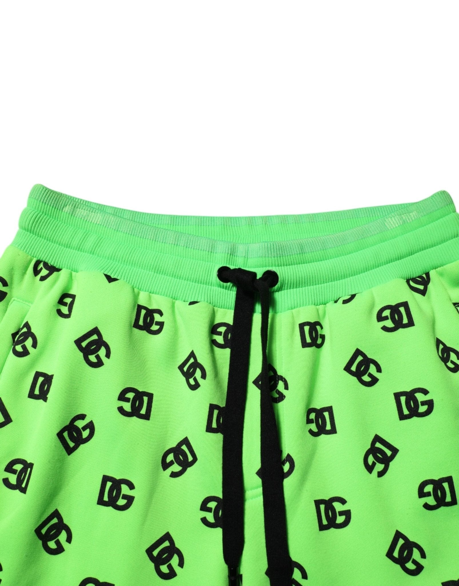 Dolce & Gabbana Green Logo Print Jogger Men Sweatpants Pants - RIMODA