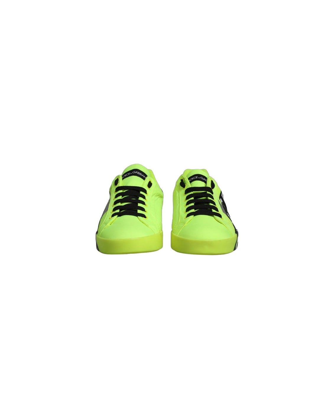 Dolce & Gabbana Green Logo Tape Low Top Portofino Sneakers Shoes - RIMODA