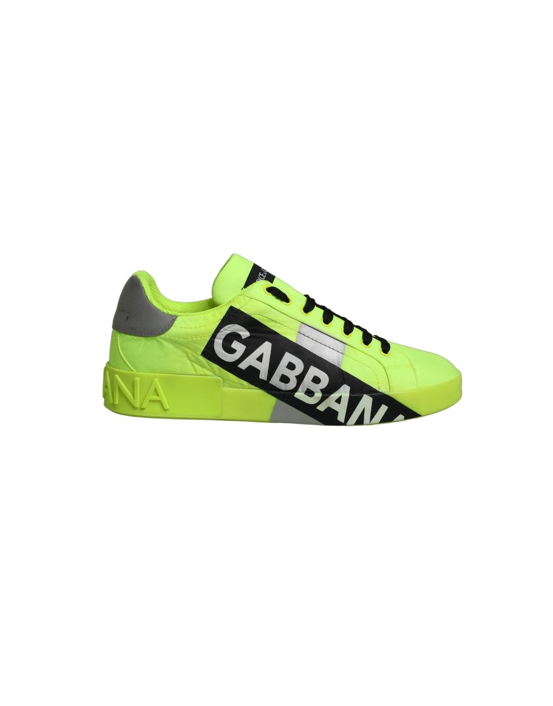 Dolce & Gabbana Green Logo Tape Low Top Portofino Sneakers Shoes - RIMODA