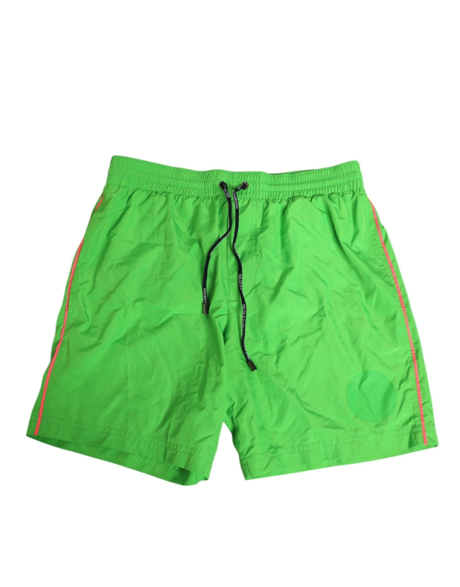 Dolce & Gabbana Green Nylon Drawstring Men Shorts Swimwear - RIMODA
