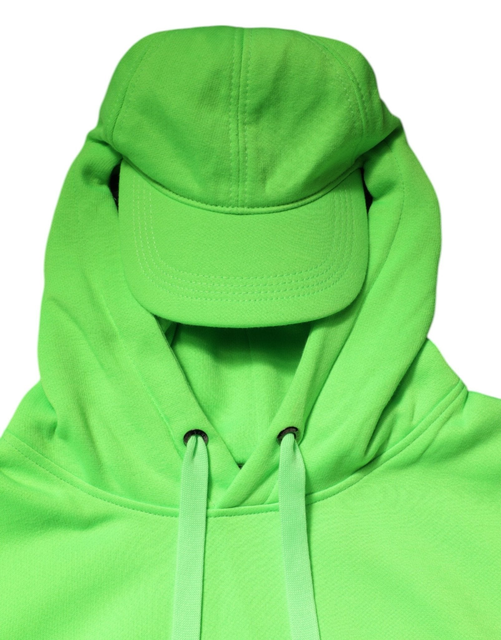 Dolce & Gabbana Green Polyester Hooded Sportswear Vest Sweater - RIMODA