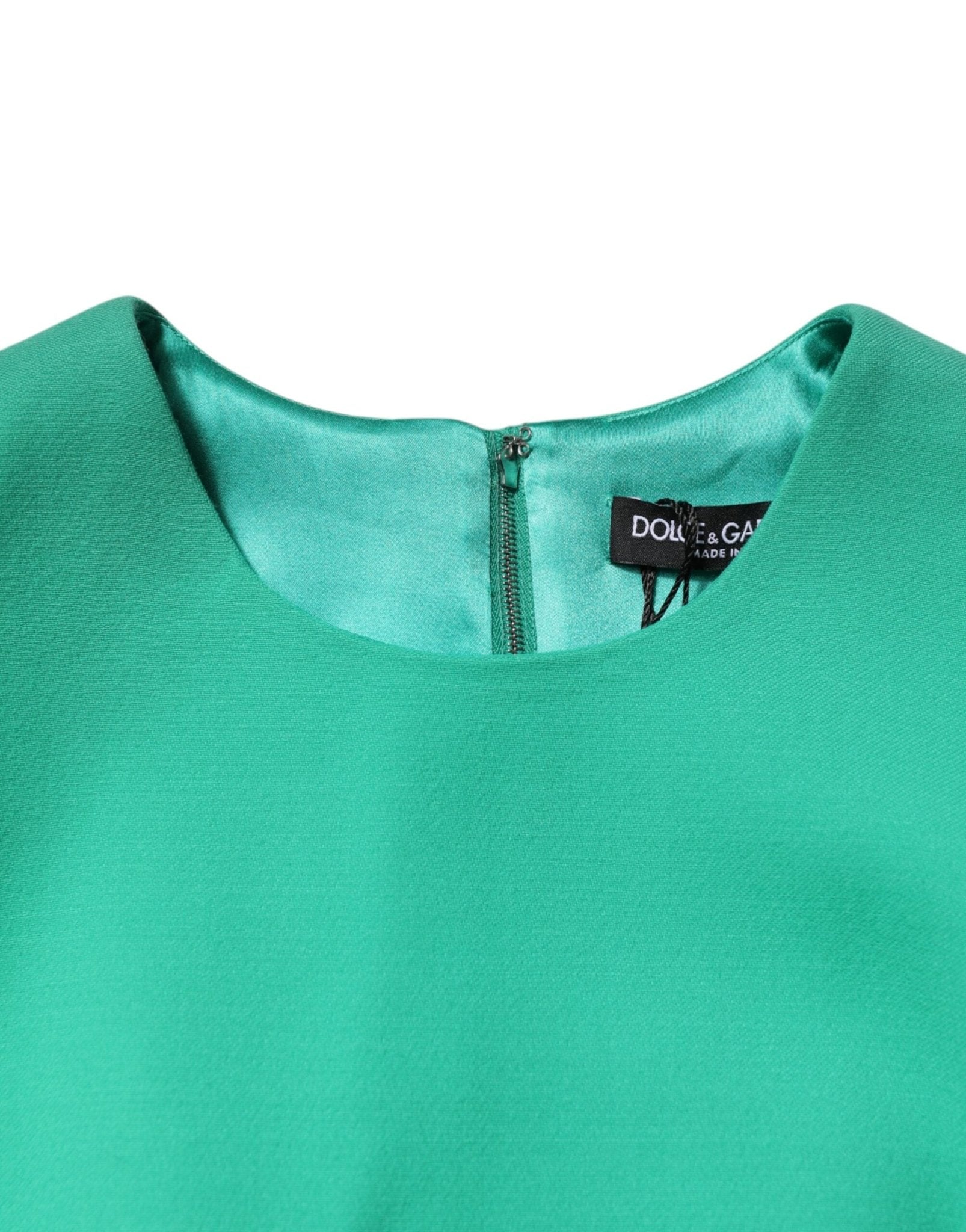 Dolce & Gabbana Green Sleeveless Bodycon A-line Mini Dress - RIMODA