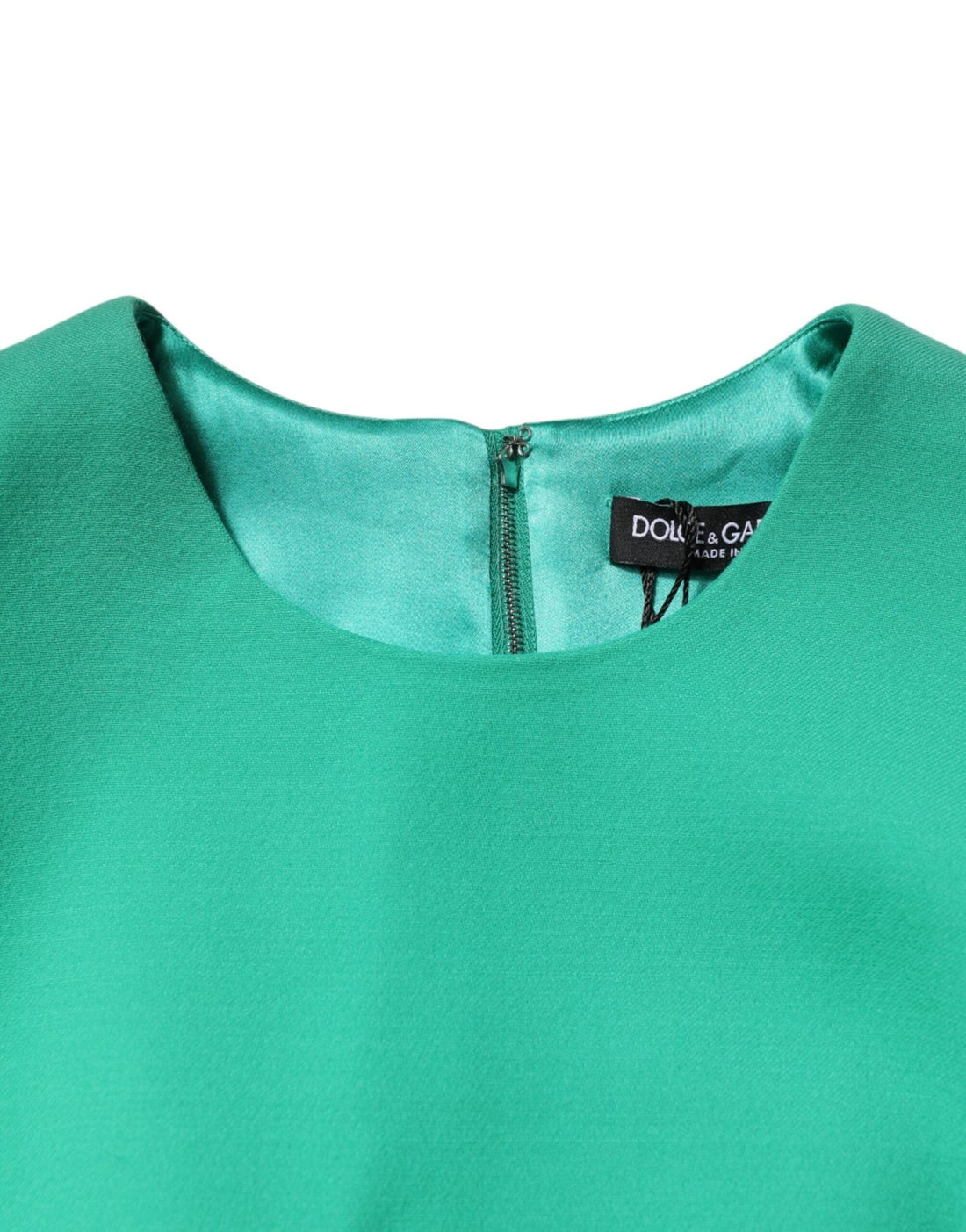 Dolce & Gabbana Green Sleeveless Bodycon A-line Mini Dress - RIMODA