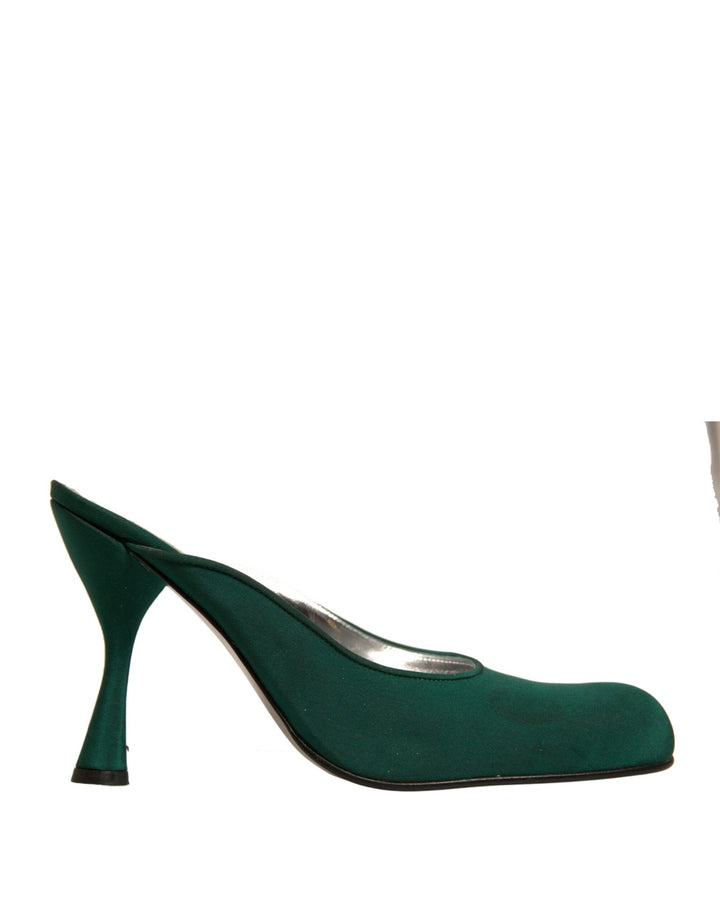 Dolce & Gabbana Green Suede Leather High Heel Pumps Shoes - RIMODA