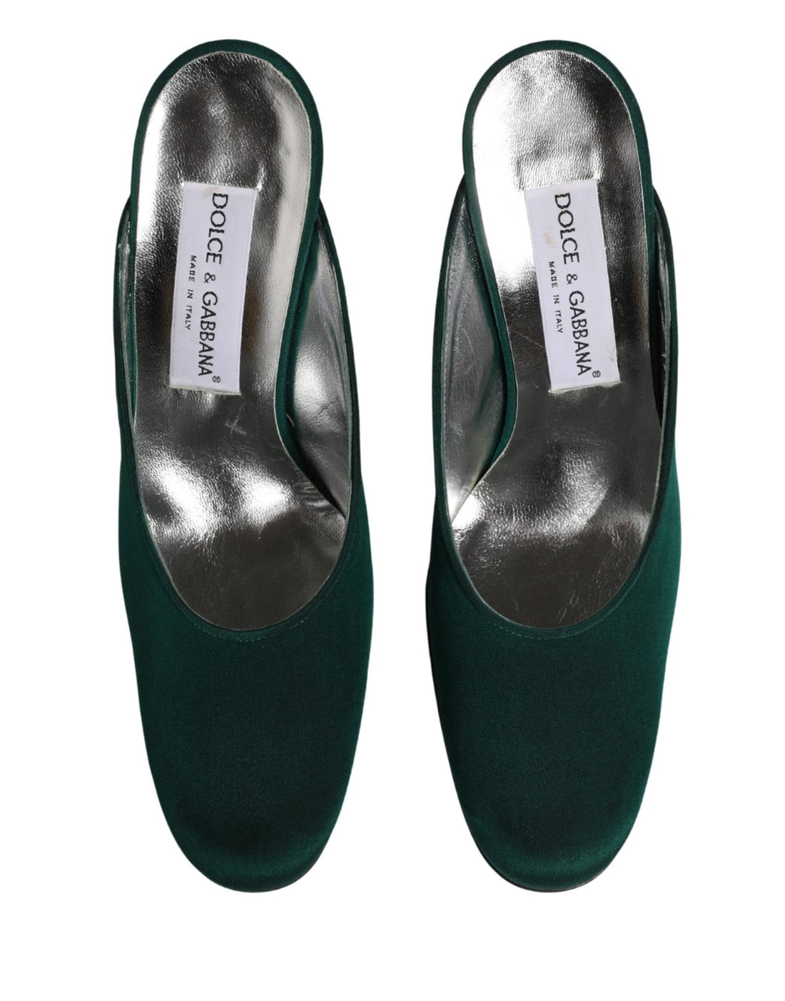 Dolce & Gabbana Green Suede Leather High Heel Pumps Shoes - RIMODA