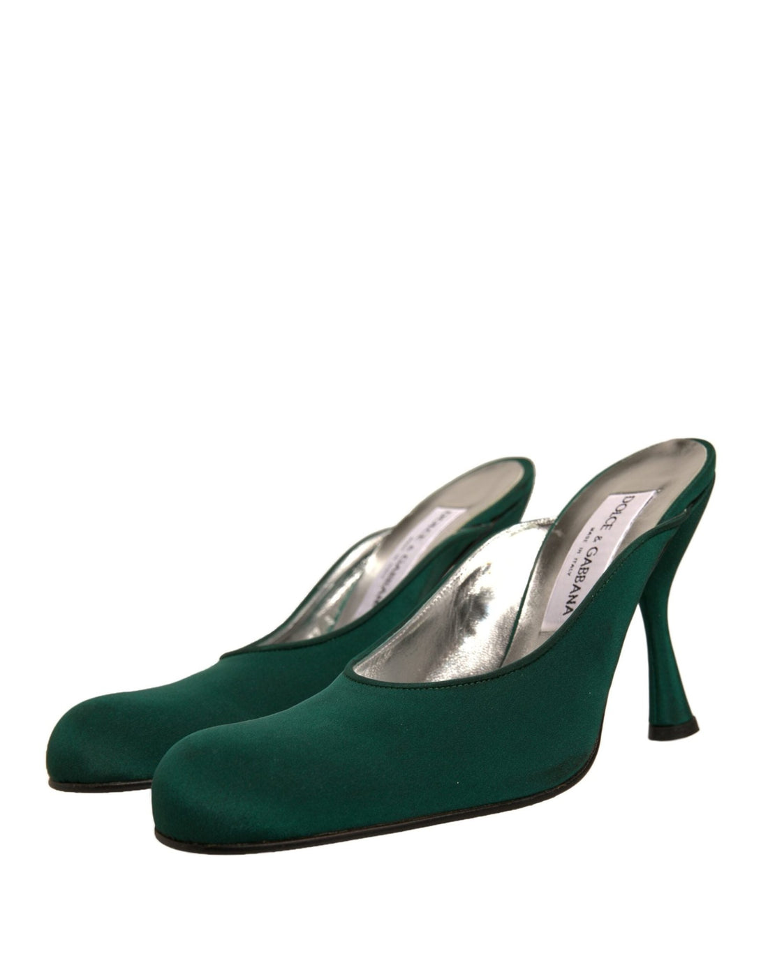 Dolce & Gabbana Green Suede Leather High Heel Pumps Shoes - RIMODA