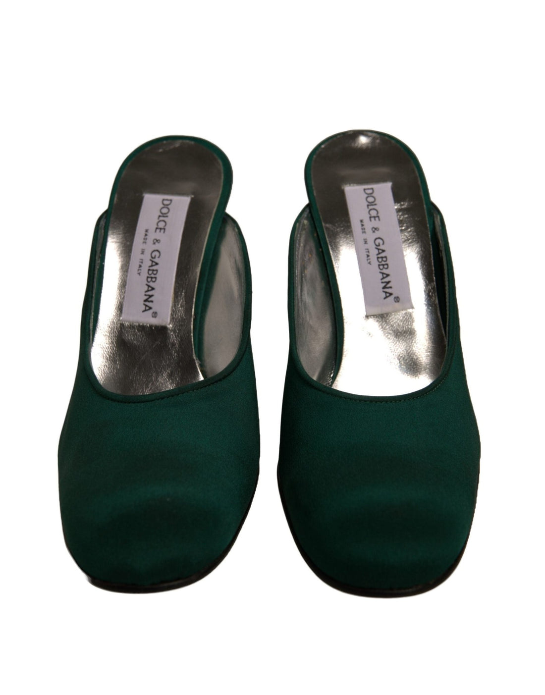 Dolce & Gabbana Green Suede Leather High Heel Pumps Shoes - RIMODA