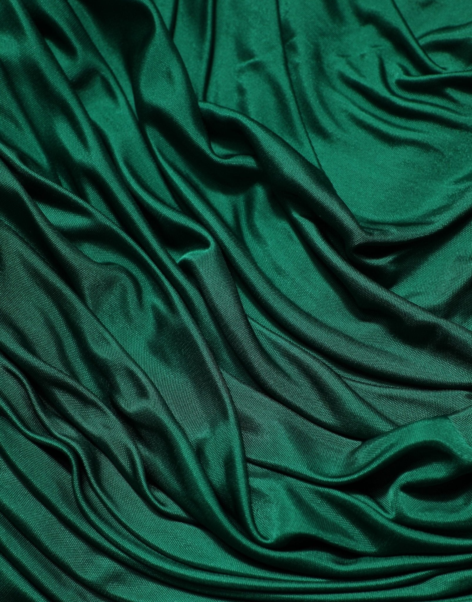 Dolce & Gabbana Green Viscose Drape Jersey Organzine Tank Top - RIMODA