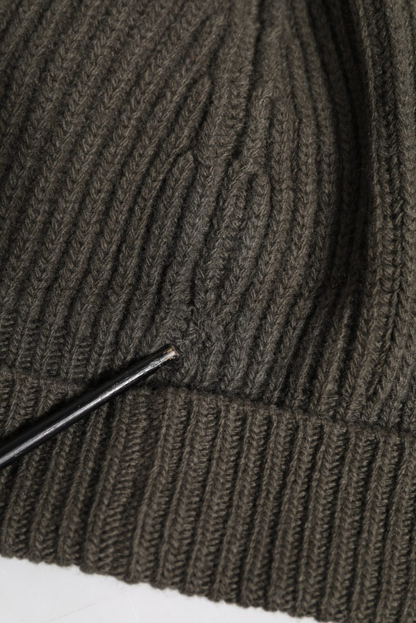Dolce & Gabbana Green Wool DG Plaque Knitted Winter Beanie Hat - RIMODA