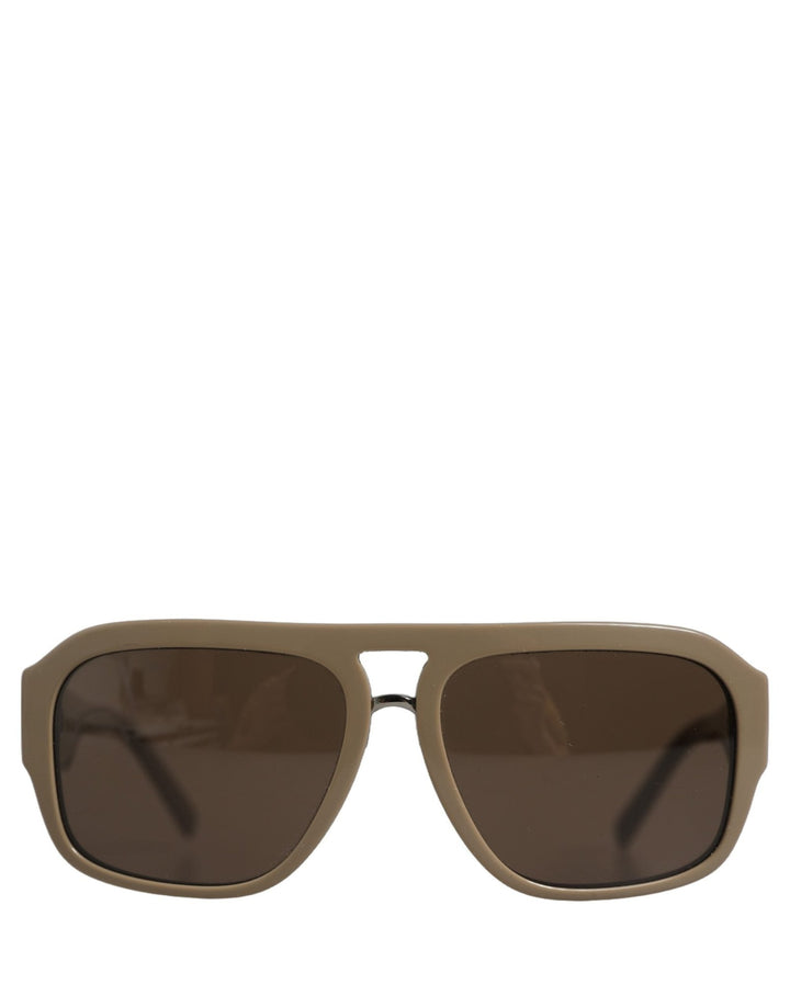 Dolce & Gabbana Khaki DG4403 Acetate Aviator Frame Eyewear Sunglasses - RIMODA
