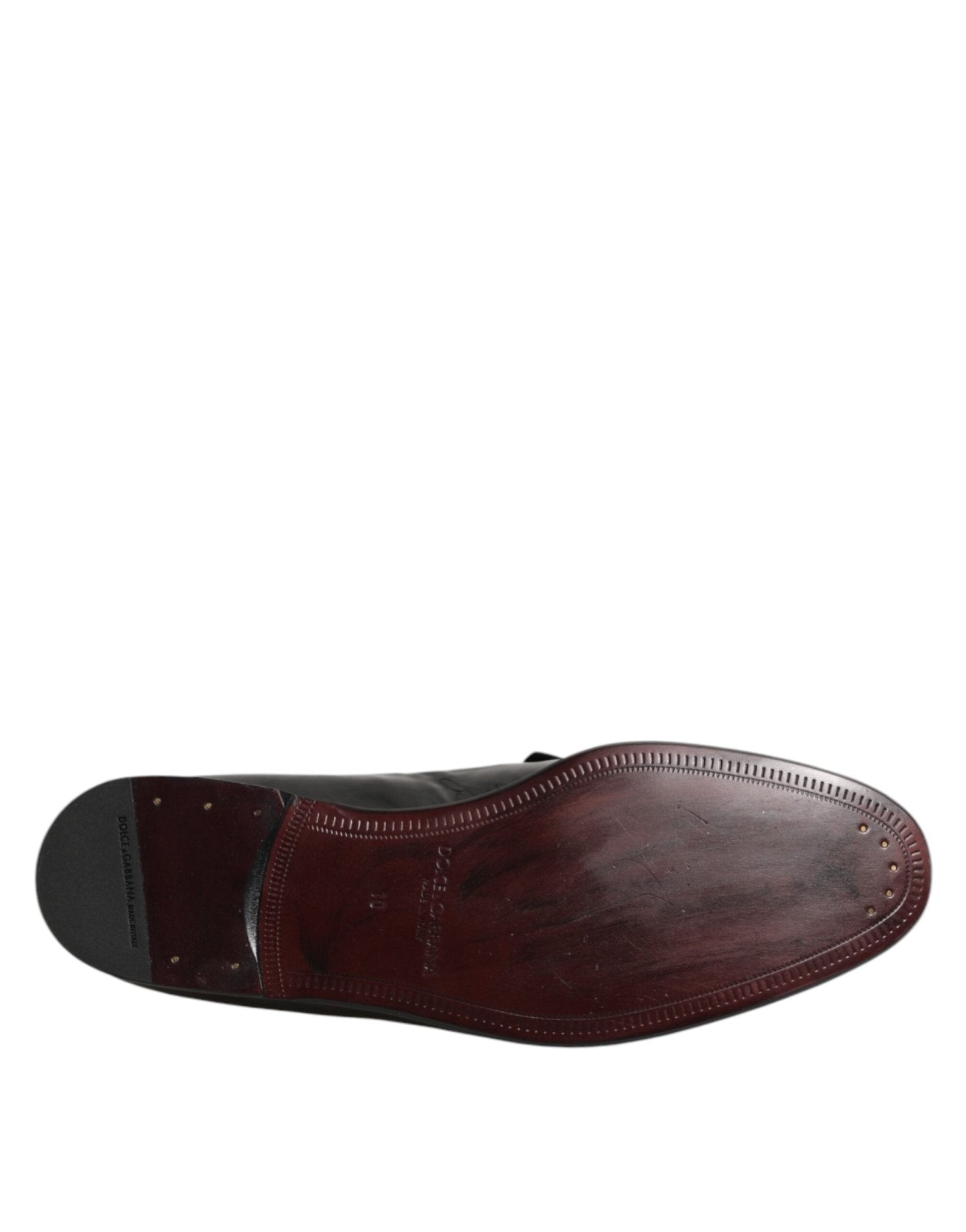 Dolce & Gabbana Leather Loafers Men Formal Dress Shoes - RIMODA