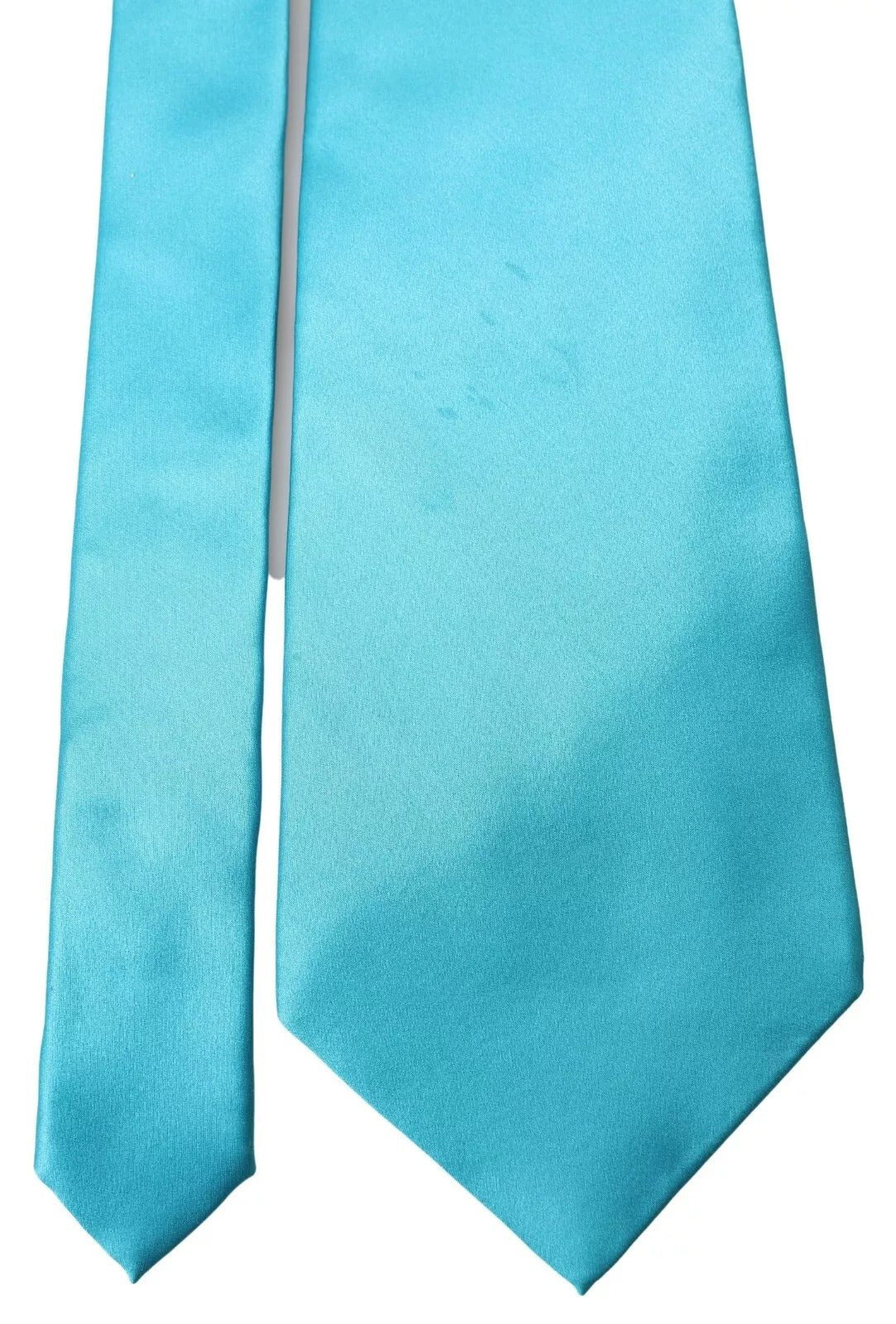 Dolce & Gabbana Light Blue 100% Silk Wide Mens Necktie - RIMODA
