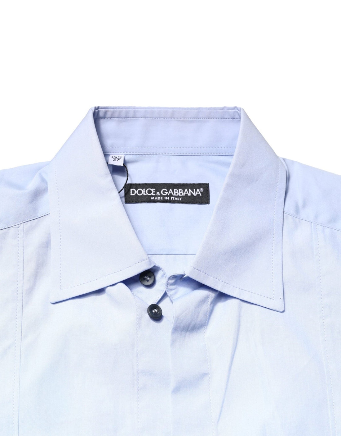 Dolce & Gabbana Light Blue Cotton Long Sleeves Dress Shirt - RIMODA