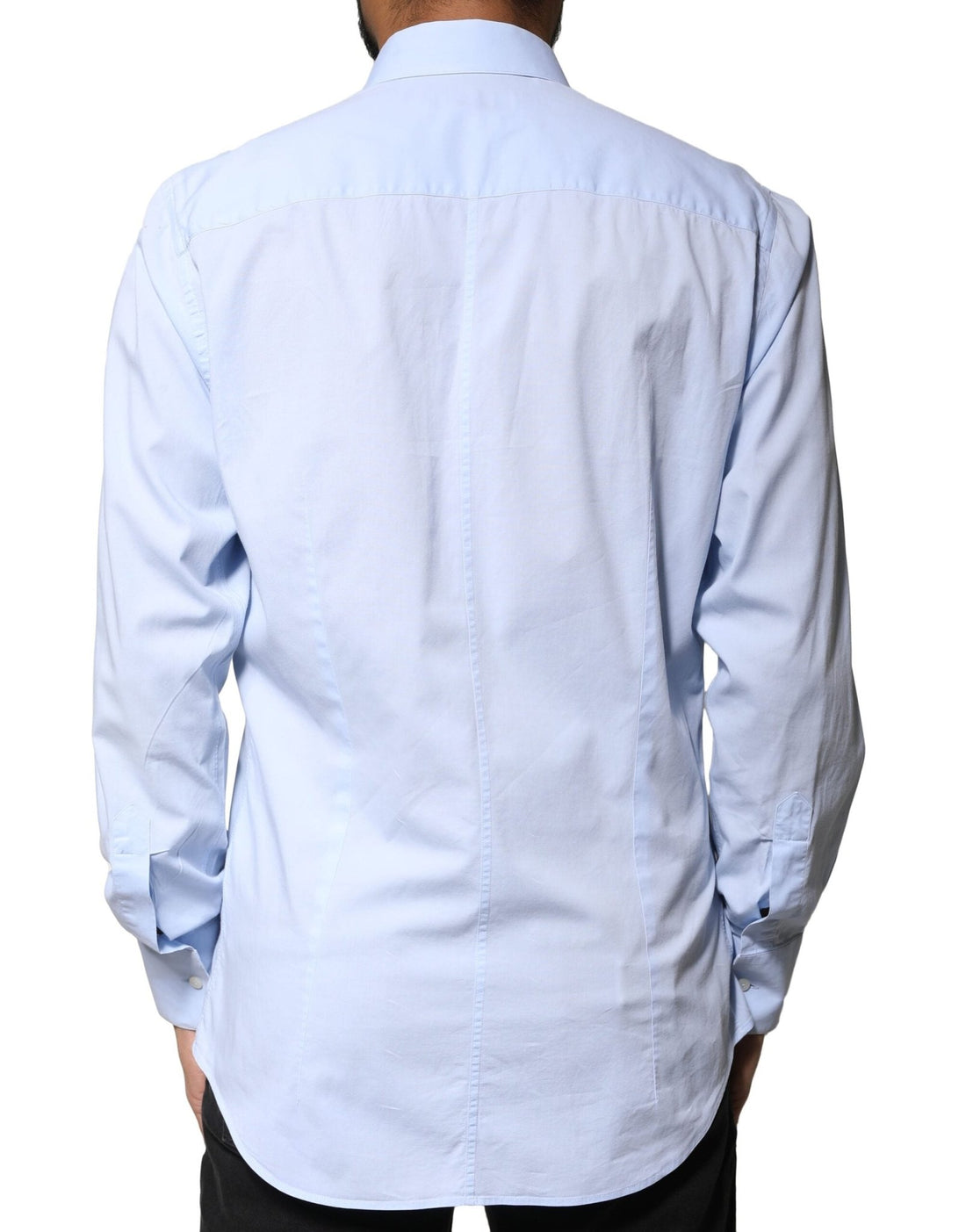 Dolce & Gabbana Light Blue Cotton MARTINI Formal Dress Shirt - RIMODA