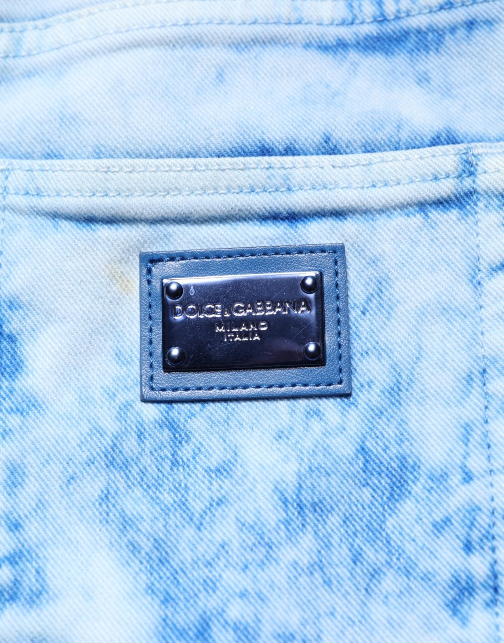 Dolce & Gabbana Light Blue High Waist Skinny Denim Jeans - RIMODA