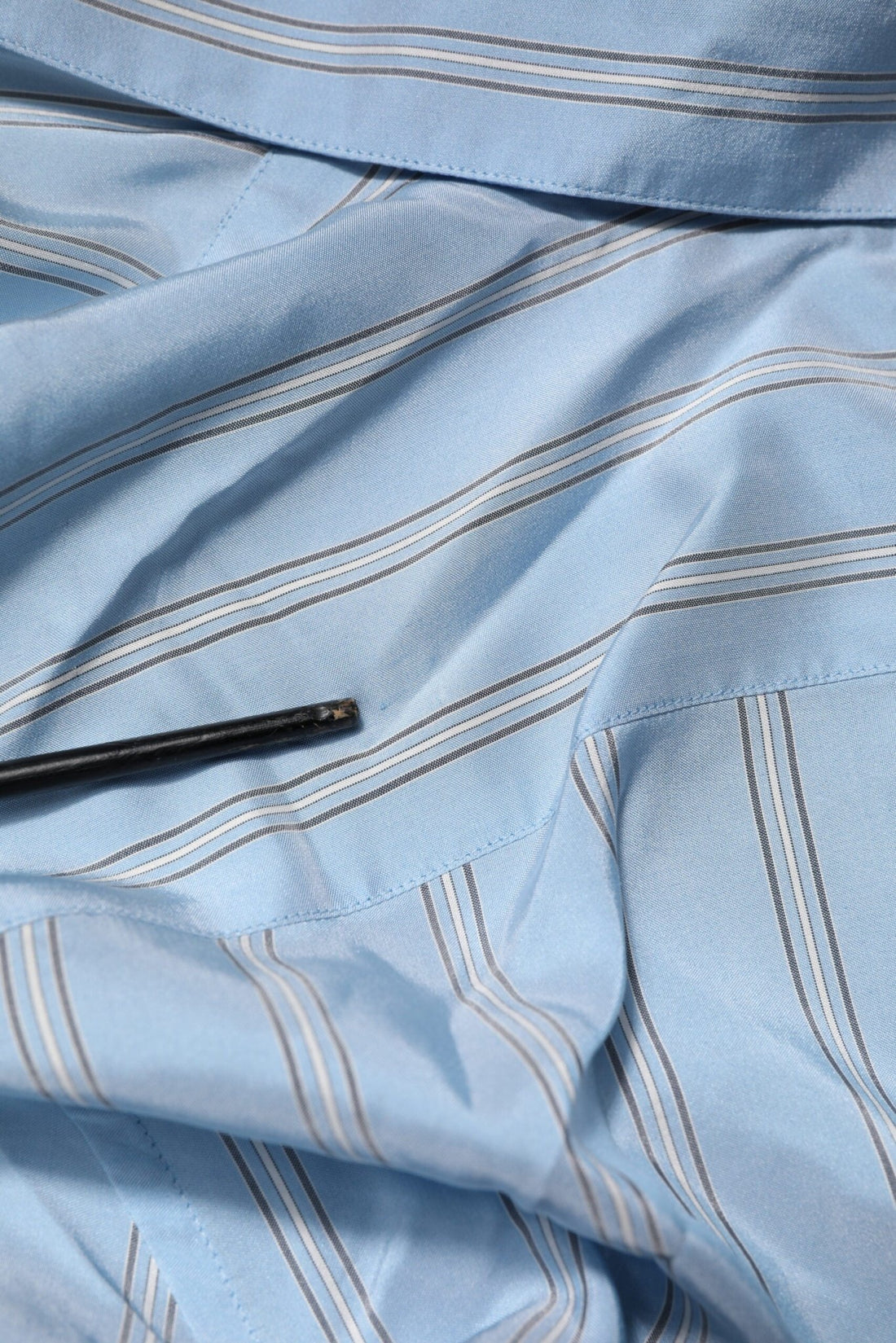 Dolce & Gabbana Light Blue MARTINI Striped Formal Dress Shirt - RIMODA