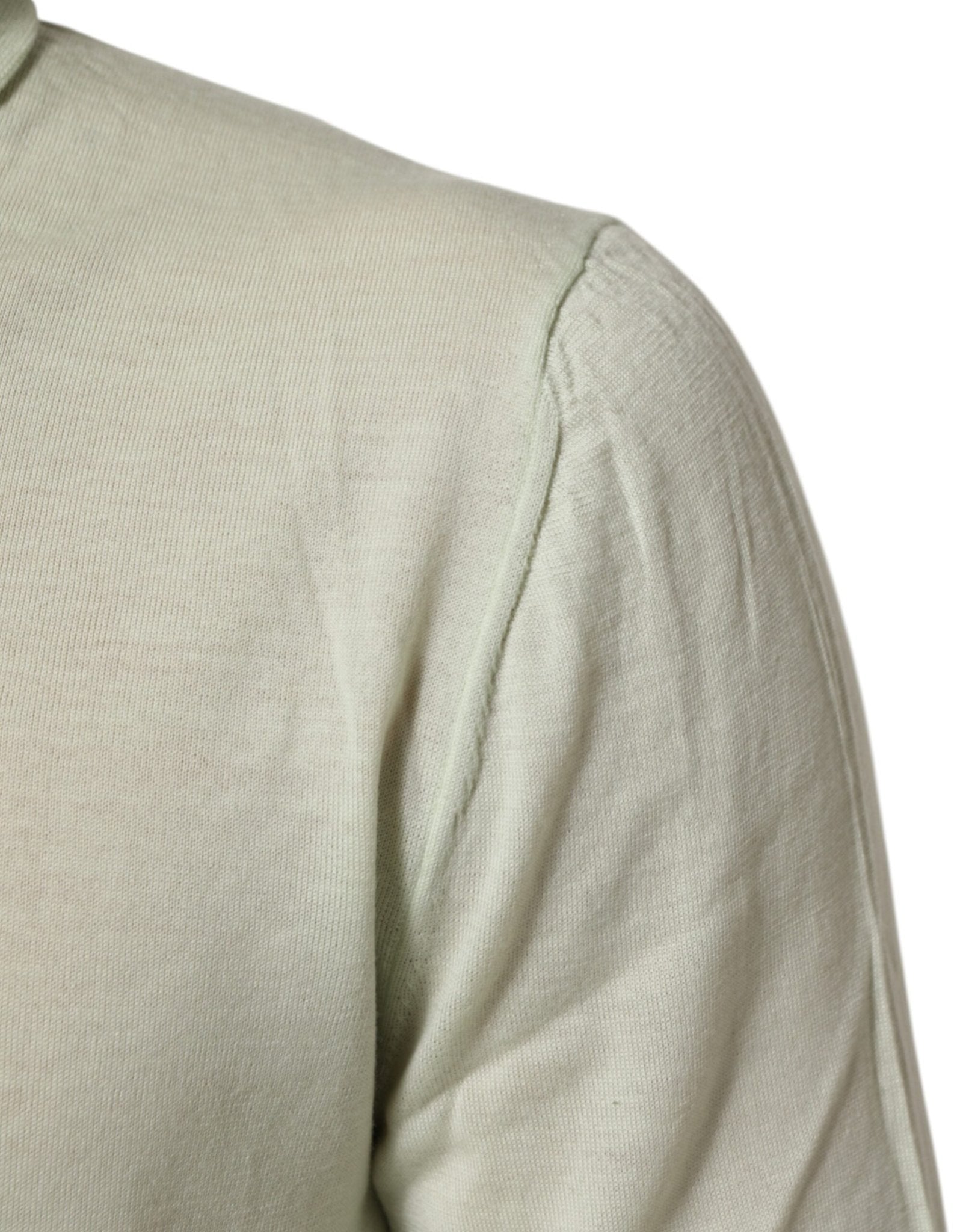 Dolce & Gabbana Light Green Logo TurtleNeck Pullover Sweater - RIMODA