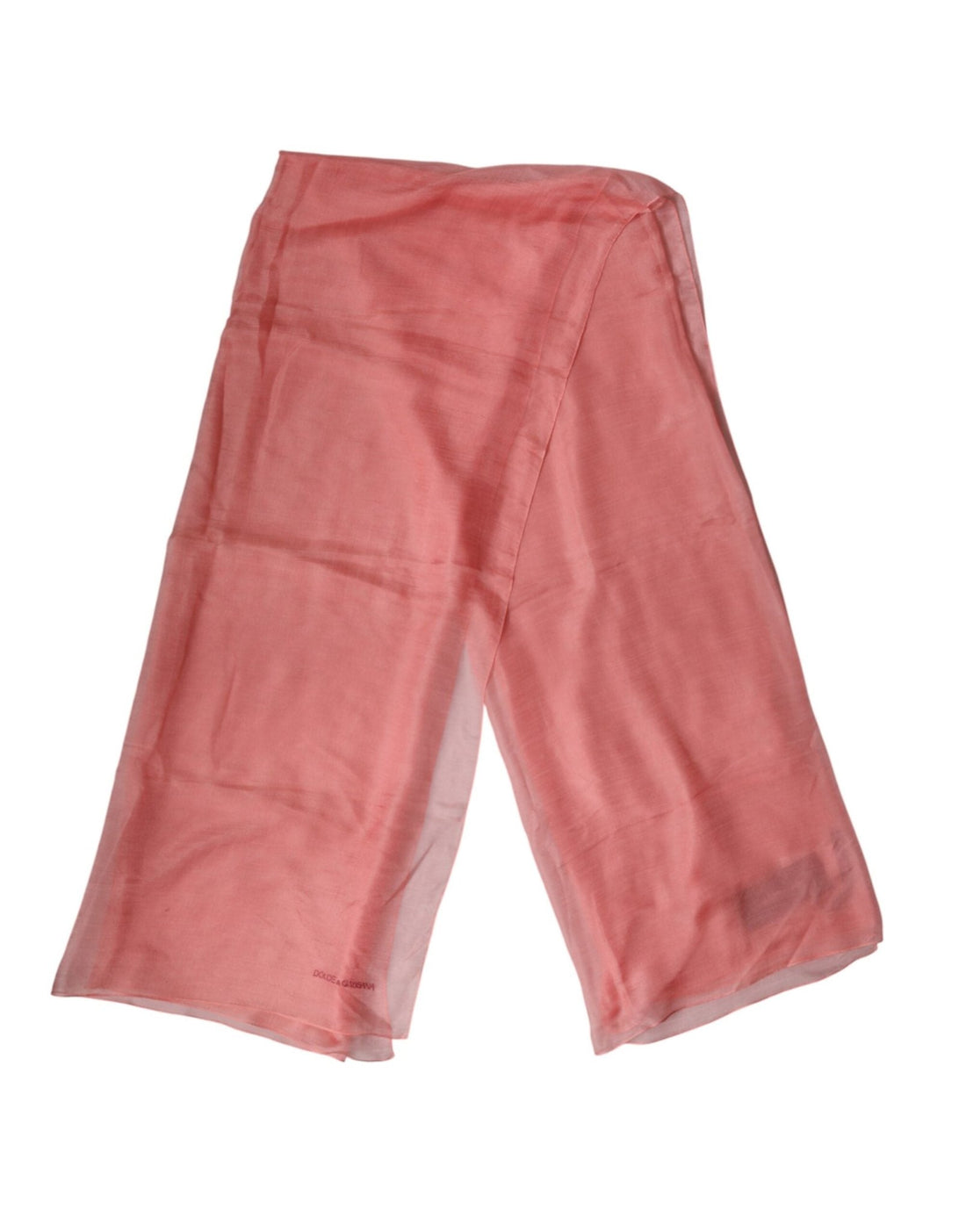Dolce & Gabbana Light Pink Stole Neck Wrap Shawl Scarf - RIMODA