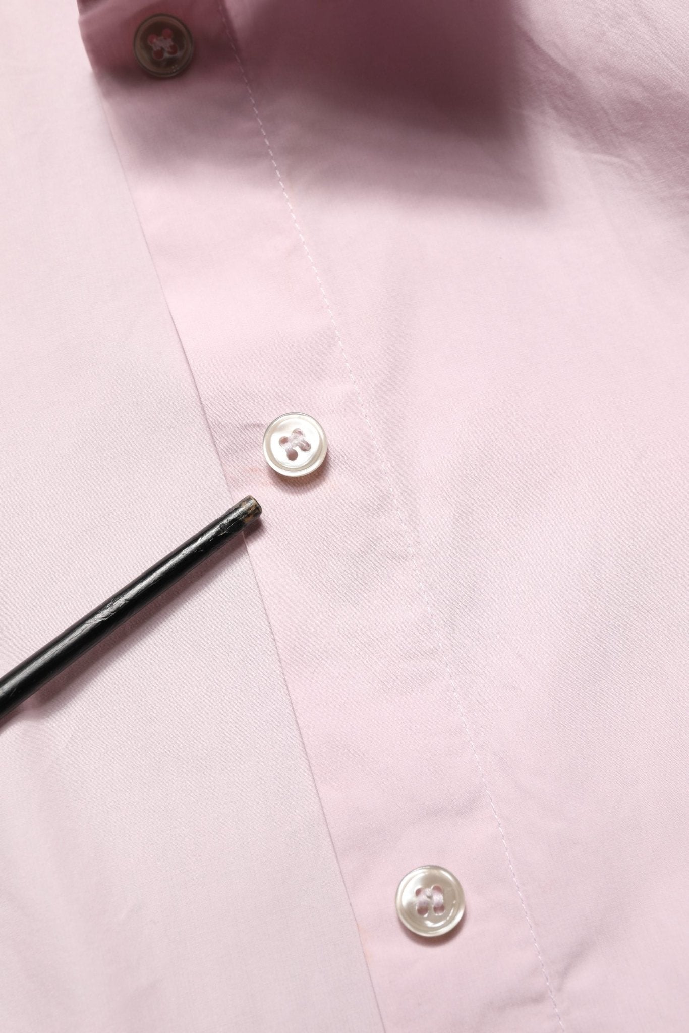 Dolce & Gabbana LightPink Cotton Collared Buttoned Blouse Top - RIMODA