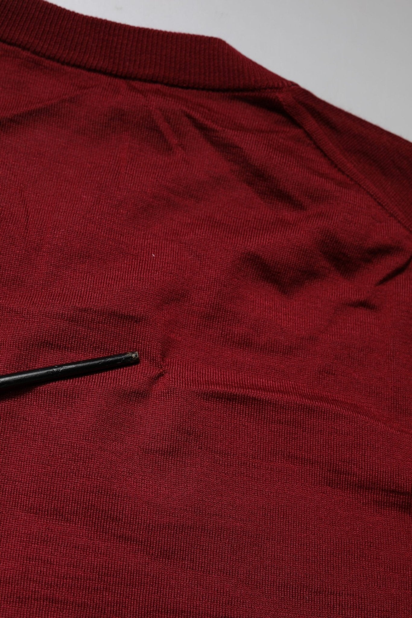 Dolce & Gabbana Maroon Cashmere Crew Neck Sweatshirt Sweater - RIMODA