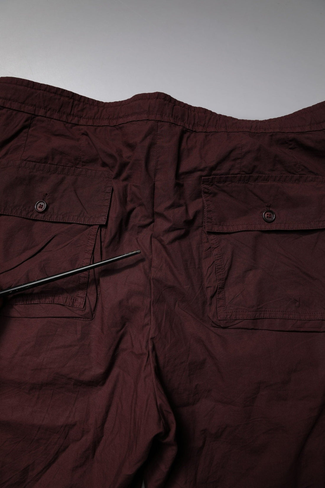 Dolce & Gabbana Maroon Cotton Cargo Jogger Sweatpants Pants - RIMODA