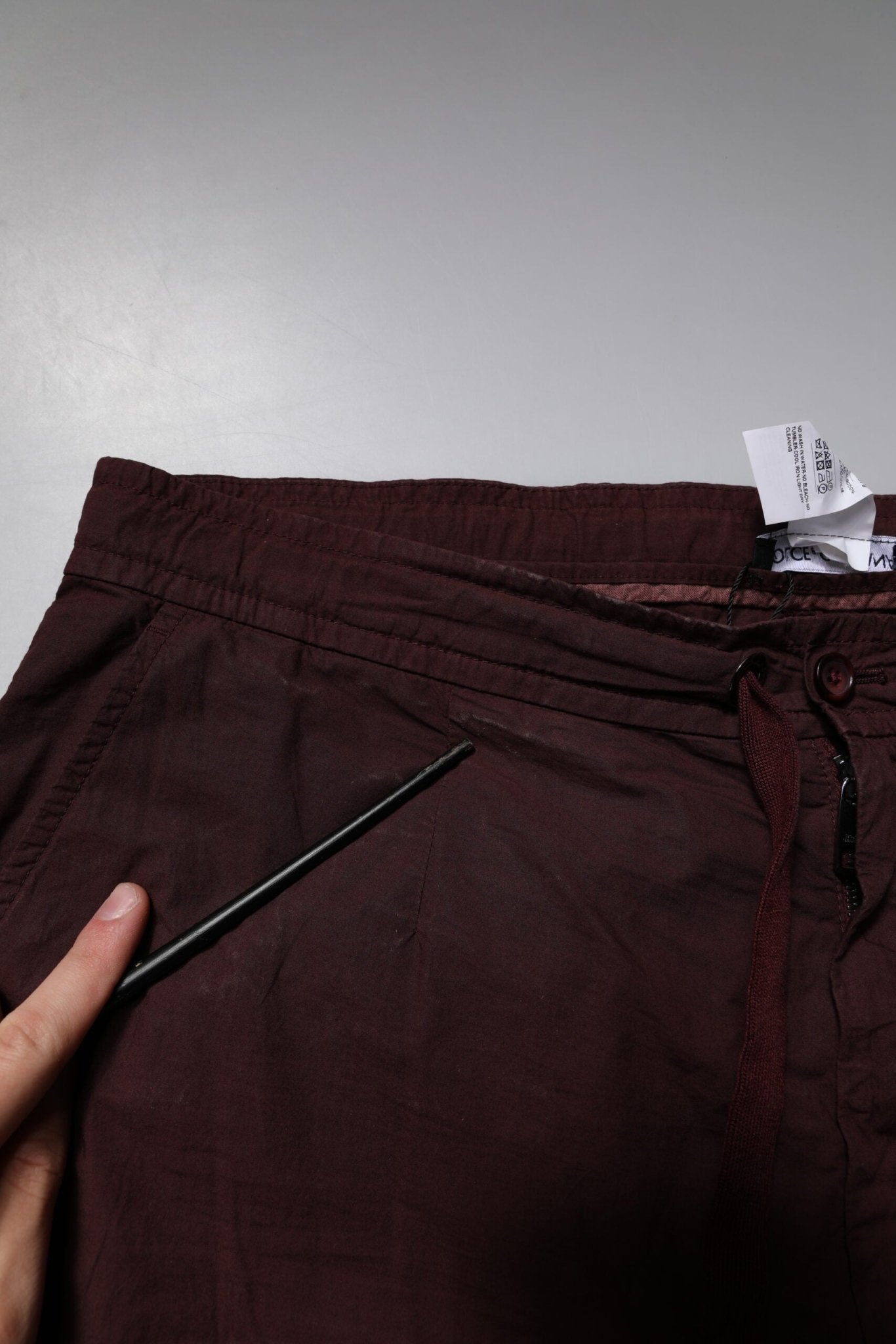 Dolce & Gabbana Maroon Cotton Cargo Jogger Sweatpants Pants - RIMODA