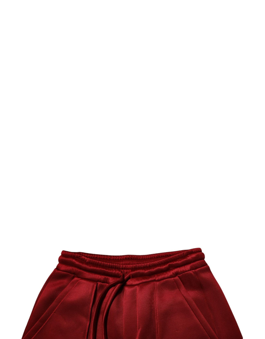 Dolce & Gabbana Maroon Viscose Nylon Mid Waist Bermuda Shorts - RIMODA