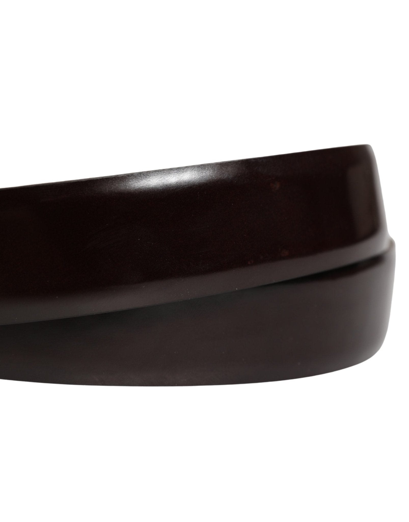 Dolce & Gabbana Men Black Calfskin Leather Metal Buckle Belt - RIMODA