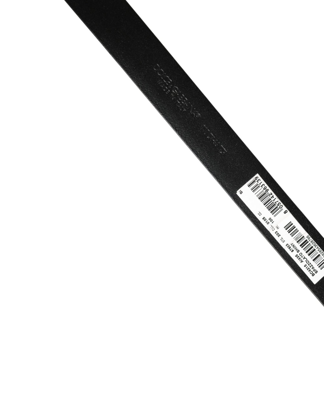 Dolce & Gabbana Men Black Classic Leather Metal Buckle Belt - RIMODA