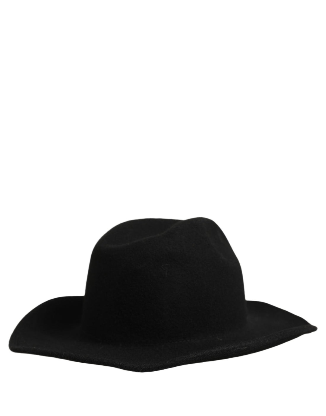Dolce & Gabbana Men Black Classic Wide Brim Fedora Capello Hat - RIMODA