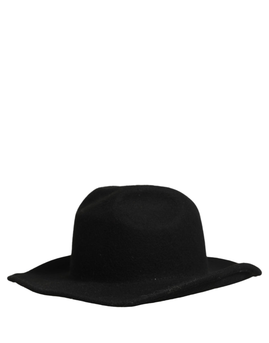 Dolce & Gabbana Men Black Classic Wide Brim Fedora Capello Hat - RIMODA