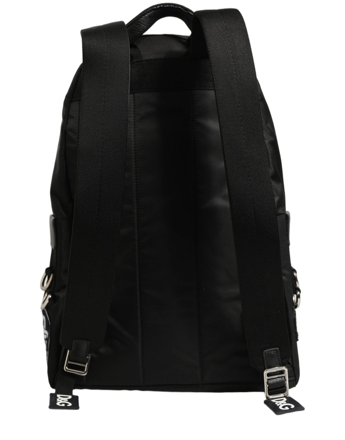 Dolce & Gabbana Men Black DG LOVE Logo Patches Nylon Backpack Bag - RIMODA