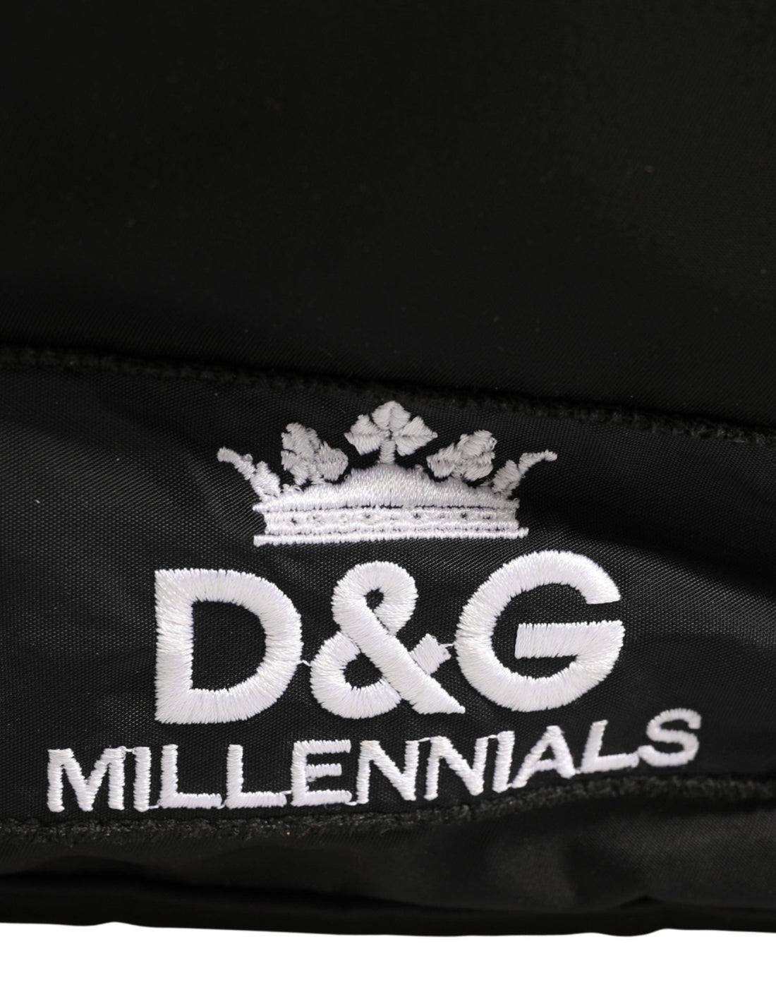 Dolce & Gabbana Men Black DG LOVE Logo Patches Nylon Backpack Bag - RIMODA