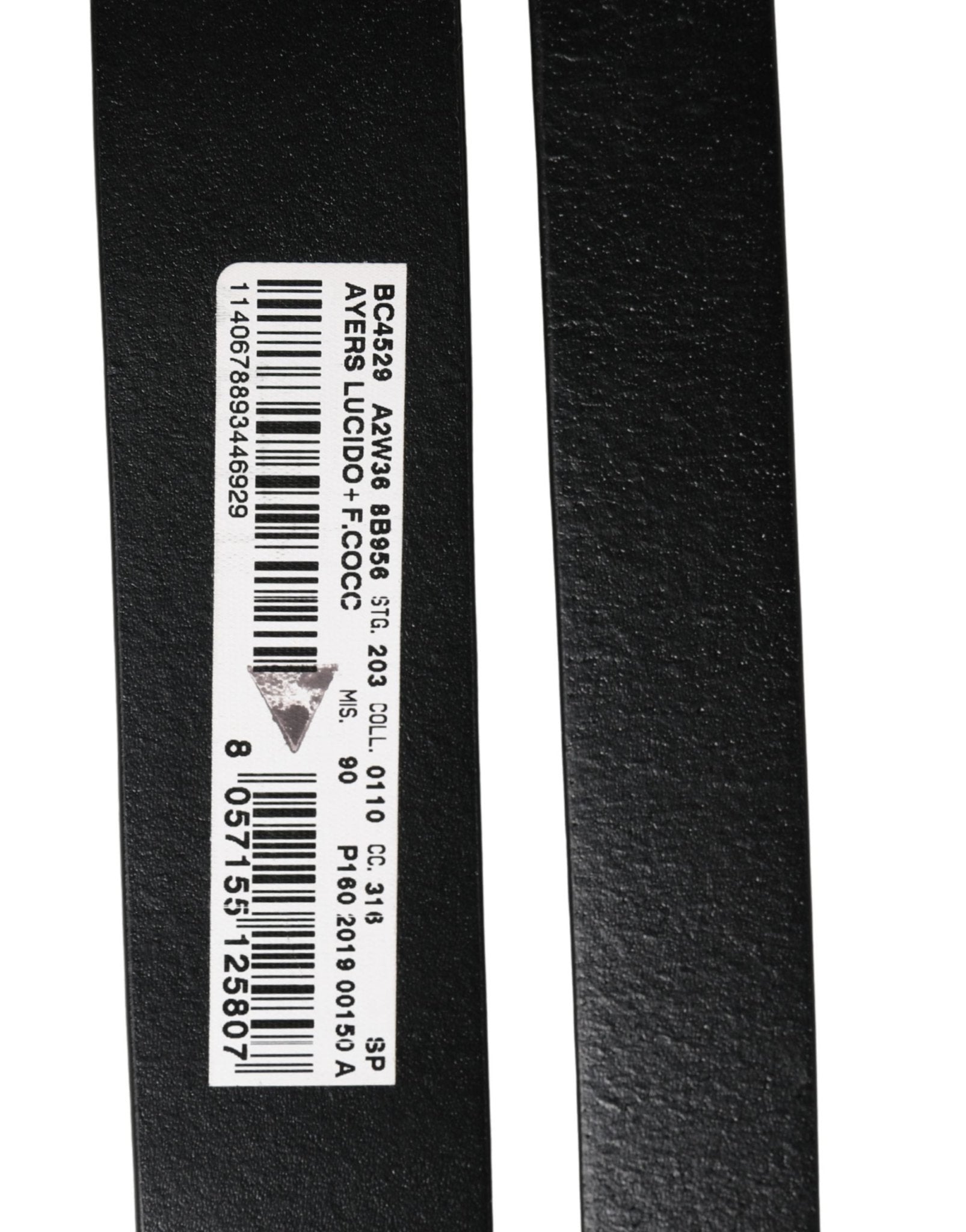 Dolce & Gabbana Men Black Exotic Leather Double Strap Belt - RIMODA